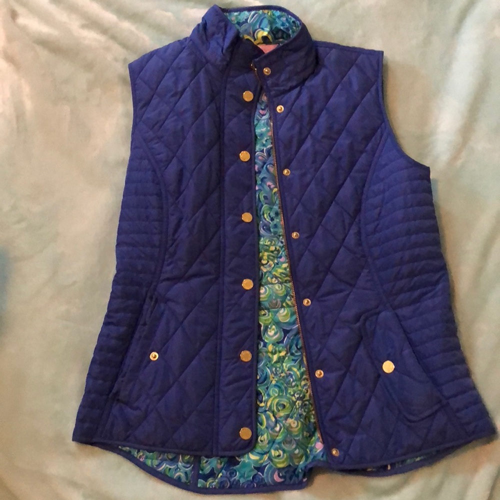 lilly pulitzer vest!!